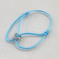 Titanium Steel Simple Style Solid Color Knitting Bracelets sku image 6