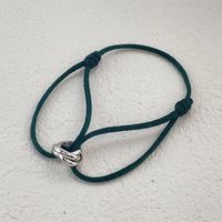 Titanium Steel Simple Style Solid Color Knitting Bracelets sku image 14