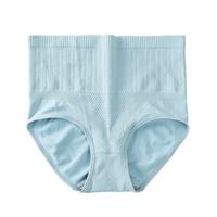 Solid Color High Waist Briefs Panties main image 2