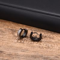 1 Pair Simple Style Knot 304 Stainless Steel Hoop Earrings main image 5