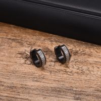 1 Pair Simple Style Knot 304 Stainless Steel Hoop Earrings main image 7