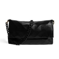 Women's Small Pu Leather Solid Color Streetwear Square Magnetic Buckle Shoulder Bag sku image 2