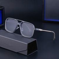 Simple Style Solid Color Pc Square Full Frame Men's Sunglasses main image 1