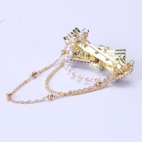 Elegant Glam Bow Knot Alloy Tassel Plating Inlay Artificial Pearls Rhinestones Women's Brooches main image 4