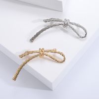 Simple Style Bow Knot Alloy Plating Women's Brooches main image 1