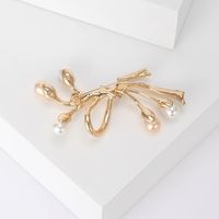 Elegant Simple Style Bow Knot Alloy Plating Inlay Artificial Pearls Rhinestones Women's Brooches main image 5