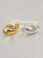 Wholesale Jewelry Simple Style Bow Knot Alloy Plating Open Rings main image 5