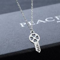 Simple Style Heart Shape Alloy Plating Unisex Pendant Necklace main image 5