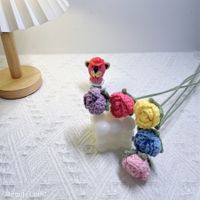 Sweet Flower Knit Artificial Decorations main image 5