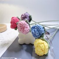 Sweet Flower Knit Artificial Decorations main image 4