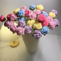 Sweet Flower Knit Artificial Decorations main image 3