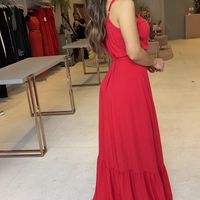 Women's Regular Dress Elegant Classic Style V Neck Sleeveless Solid Color Maxi Long Dress Daily main image 3