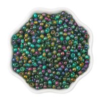 1 Jeu Diamètre 4mm Trou 1~1.9mm Verre Balle Perles sku image 3