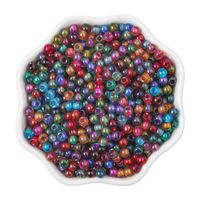 1 Set Diameter 4mm Hole 1~1.9mm Glass Ball Beads sku image 6
