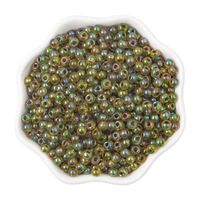 1 Set Diameter 4mm Hole 1~1.9mm Glass Ball Beads sku image 12