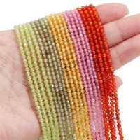 1 Set Artificial Crystal Solid Color Beads main image 2