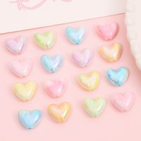 5 Pieces Arylic Heart Shape Beads main image 4