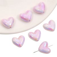 5 Pieces Arylic Heart Shape Beads sku image 4
