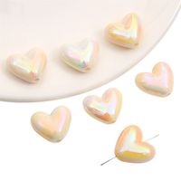 5 Pieces Arylic Heart Shape Beads sku image 6