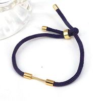 Le Cuivre Style Ig Géométrique Couleur Unie Placage Bracelets main image 5