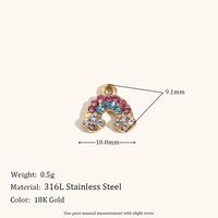 1 Piece Ig Style Star Heart Shape Stainless Steel Plating Pendant Jewelry Accessories sku image 4