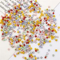 1 Set 3 * 3mm Glass Stripe Beads main image 5