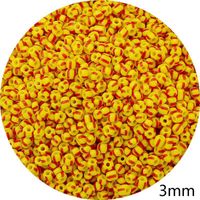 1 Set 3 * 3mm Glass Stripe Beads sku image 3