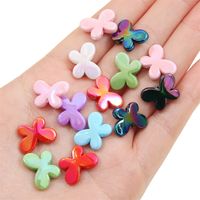 10 Pieces Arylic Butterfly Beads main image 4