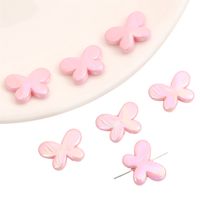 10 Pieces Arylic Butterfly Beads sku image 1