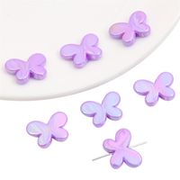 10 Pieces Arylic Butterfly Beads sku image 3