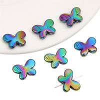 10 Pieces Arylic Butterfly Beads sku image 5