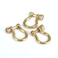 1 Piece Metal Solid Color Jewelry Buckle Simple Style main image 3