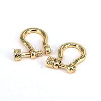 1 Piece Metal Solid Color Jewelry Buckle Simple Style sku image 1