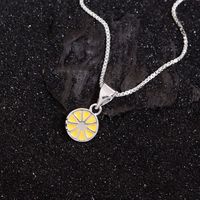 Kupfer Süß Süss Zitrone Emaille Überzug Halskette Mit Anhänger main image 5