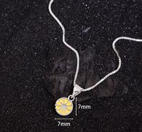Kupfer Süß Süss Zitrone Emaille Überzug Halskette Mit Anhänger main image 2