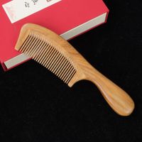 Classic Style Solid Color Ebony Hair Combs sku image 11