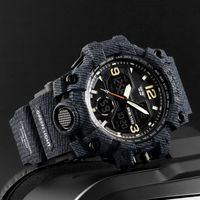 Sports Geometric Buckle Electronic Men's Watches main image 1