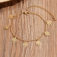 Casual Simple Style Animal Eye Butterfly Alloy Chain Women's Anklet main image 7