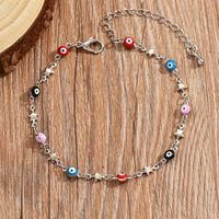 Casual Simple Style Animal Eye Butterfly Alloy Chain Women's Anklet sku image 10