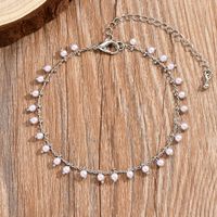 Casual Simple Style Animal Eye Butterfly Alloy Chain Women's Anklet main image 8