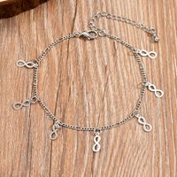 Casual Simple Style Animal Eye Butterfly Alloy Chain Women's Anklet sku image 6