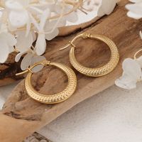 1 Pair IG Style Semicircle Plating 304 Stainless Steel Ear Studs main image 6