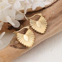 1 Pair IG Style Leaf Plating 304 Stainless Steel Ear Studs main image 7