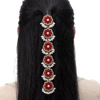 Women's Ethnic Style Geometric Alloy Plating Inlay Rhinestones Hair Chain sku image 2