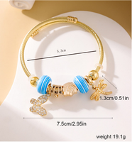 Simple Style Butterfly Alloy Steel Wholesale Bangle main image 2