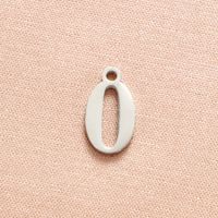 Stainless Steel 18K Gold Plated Simple Style Plating Number None sku image 1