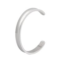 Hip-Hop Solid Color Stainless Steel Polishing Plating Unisex Bangle main image 4