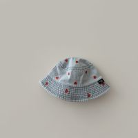 Girl'S Streetwear Heart Shape Embroidery Bucket Hat sku image 1