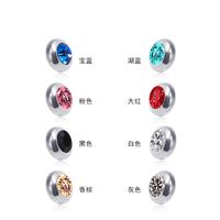 Fashion Color Diamond Stainless Steel Non-pierced Earrings main image 4