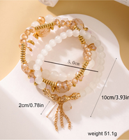 Ethnic Style Geometric Alloy Glass Women's Bracelets main image 2
